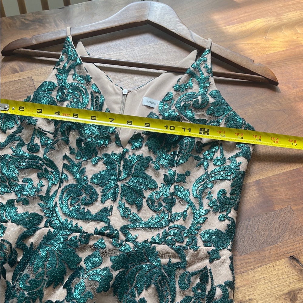 Dress The Population Green Lace Dress sz S - Picture 11 of 11